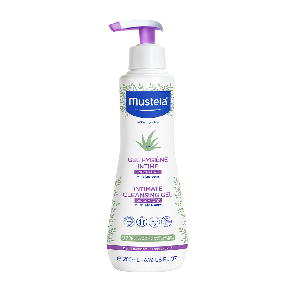 Sabonete Bebê Gel Higiene Áreas Delicadas 200ml Mustela